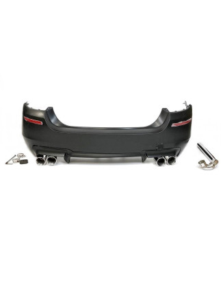 Paraurti Posteriori BMW F10 10-16 Look M5  Scarico (Cod. E-TCB10110104)