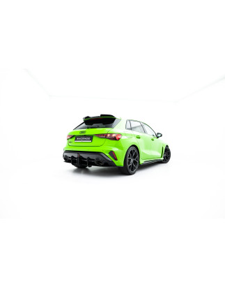DIFFUSORE POSTERIORE street pro Audi RS3 Sportback 8Y Facelift (Cod. M-AURS38YFSBCNC-RS1BRB)