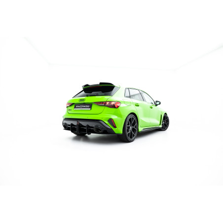 DIFFUSORE POSTERIORE street pro Audi RS3 Sportback 8Y Facelift (Cod. M-AURS38YFSBCNC-RS1BRB)