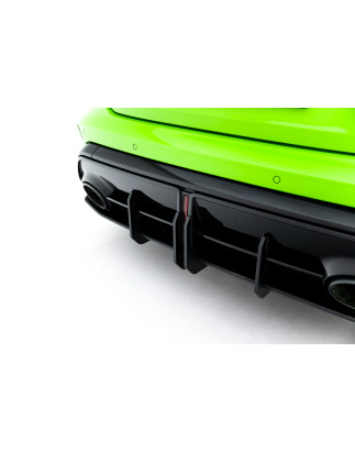 DIFFUSORE POSTERIORE street pro + Flaps Audi RS3 Sportback 8Y Facelift (Cod. M-AURS38YFSBCNC-RS1B+RS