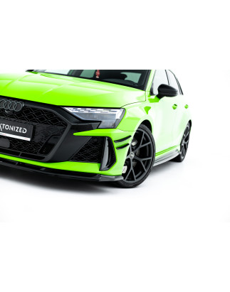 Splitters Set V.1 Audi RS3 Sportback 8Y Facelift (Cod. M-AU-RS3-8YF-SB-SET1)