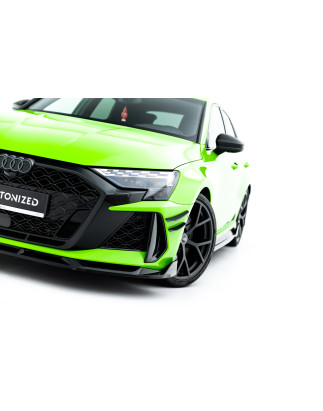 Splitters Set V.2 Audi RS3 Sportback 8Y Facelift (Cod. M-AU-RS3-8YF-SB-SET2)