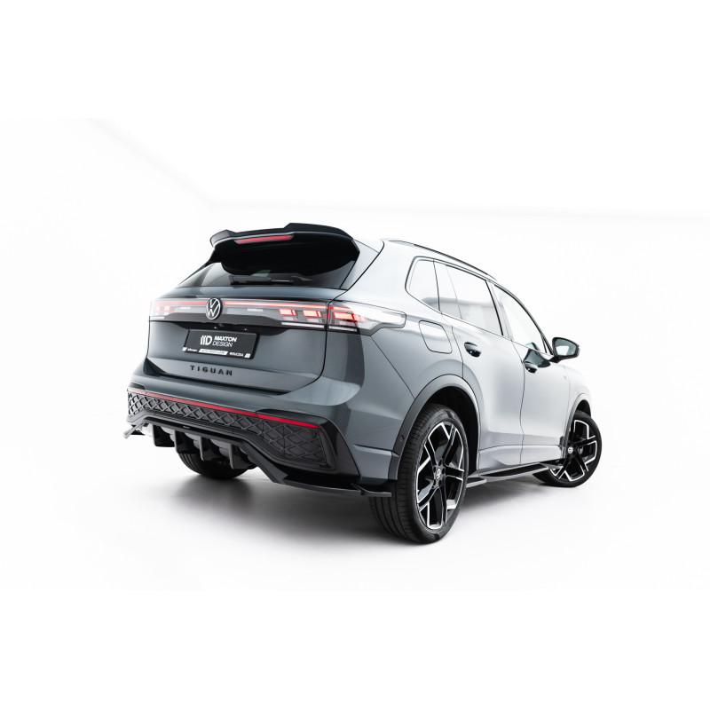 Splitter posteriore (con barre verticali) Volkswagen Tiguan R-Line Mk3  (Cod. M-VW-TI-3-RLINE-RD1G+R