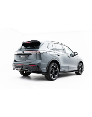 Splitter posteriore (con barre verticali) Volkswagen Tiguan R-Line Mk3  (Cod. M-VW-TI-3-RLINE-RD1G+R