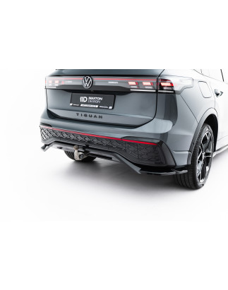 Splitter posteriore (con barre verticali) Volkswagen Tiguan R-Line Mk3  (Cod. M-VW-TI-3-RLINE-RD1G+R