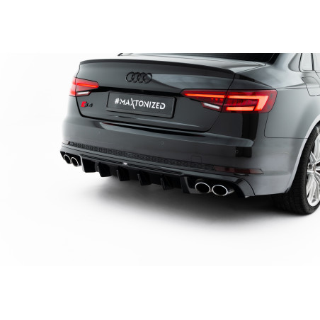 Sottoparaurti posteriore Audi S4 berlina / Avant B9 (Cod. M-AU-A4-B9-AV-RS1G+RS1RGOO_OO)