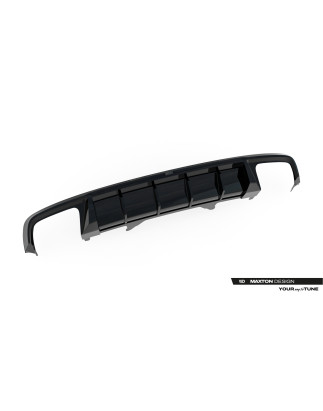 Sottoparaurti posteriore Audi S4 berlina / Avant B9 (Cod. M-AU-A4-B9-AV-RS1G+RS1RGOO_OO)