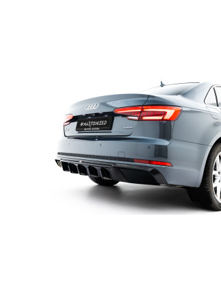 Sottoparaurti posteriore V.2 Audi A4 S-Line berlina / Avant B9 (Cod. M-AU-A4-B9-AV-RS1G+RS1RGOO_)