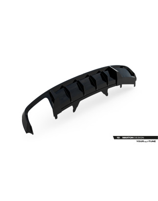 Sottoparaurti posteriore V.2 Audi A4 S-Line berlina / Avant B9 (Cod. M-AU-A4-B9-AV-RS1G+RS1RGOO_)