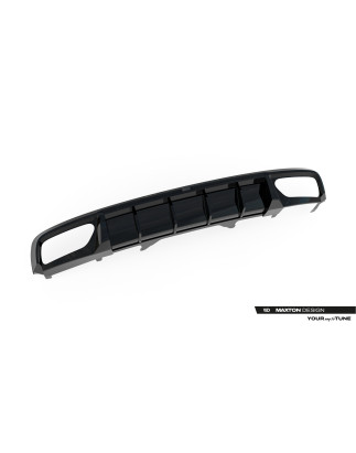 Sottoparaurti posteriore Audi A4 / A4 S-Line berlina / Avant B9 (Cod. M-AU-A4-B9-AV-RS1G+RS1RG)