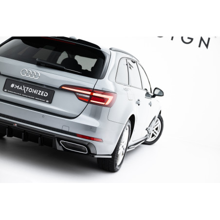 Splitters posteriori laterali Audi A4 / A4 S-Line / S4 berlina / Avant B9 (Cod. M-AU-A4-B9-AV-RSD3G)