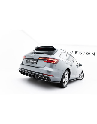 Splitters posteriori laterali Audi A4 / A4 S-Line / S4 berlina / Avant B9 (Cod. M-AU-A4-B9-AV-RSD3G)