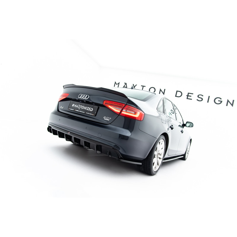 Splitters posteriori laterali Audi A4 B8 Facelift (Cod. M-AU-A4-B8F-RSD1G)