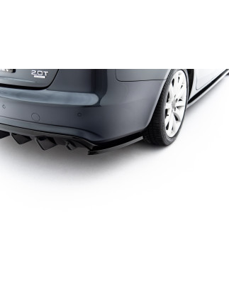 Splitters posteriori laterali Audi A4 B8 Facelift (Cod. M-AU-A4-B8F-RSD1G)