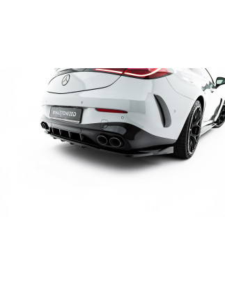 Splitter posteriore (con barre verticali) Mercedes-AMG CLE 53 Aero C236 (Cod. M-ME-CLE-236-53-AMG-AE