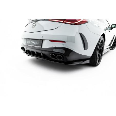 Splitter posteriore (con barre verticali) Mercedes-AMG CLE 53 Aero C236 (Cod. M-ME-CLE-236-53-AMG-AE