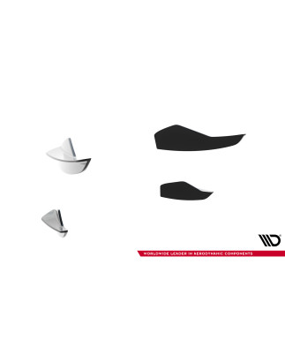 paraurti anteriore Wings (Canards) Audi A5 S-Line / S5 berlina / Avant B10 (Cod. M-AU-A5-3-SLINE-CAN
