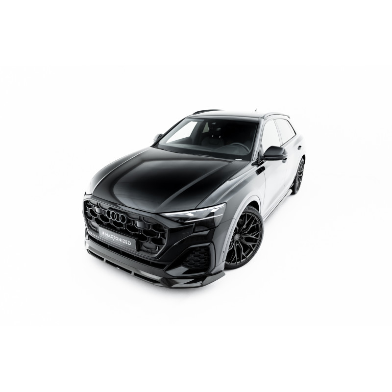 Splitter anteriore in carbonio Audi SQ8 / Q8 S-Line Mk1 Facelift (Cod. M-CF-AU-Q8-1F-SLINE-FD1+FD1R Splitter anteriore in carbonio Audi SQ8 / Q8 S-Line Mk1 Facelift (Cod. M-CF-AU-Q8-1F-SLINE-FD1+FD1R