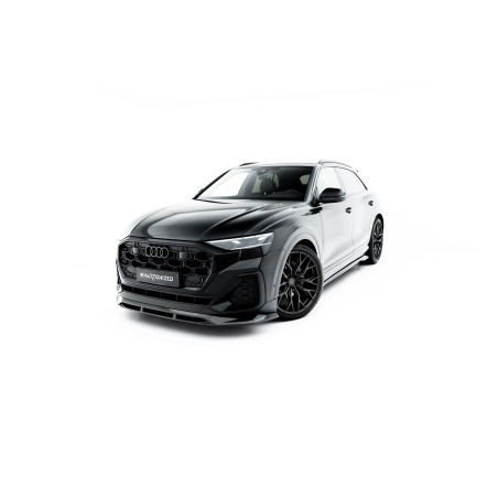 Splitter anteriore in carbonio  Audi SQ8 / Q8 S-Line Mk1 Facelift (Cod. M-CF-AU-Q8-1F-SLINE-FD1+FD1R