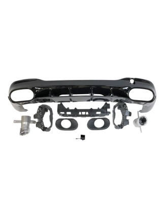 Diffusore Posteriore Mercedes W118 CLA Look A35 (Cod. E-TCM0246)