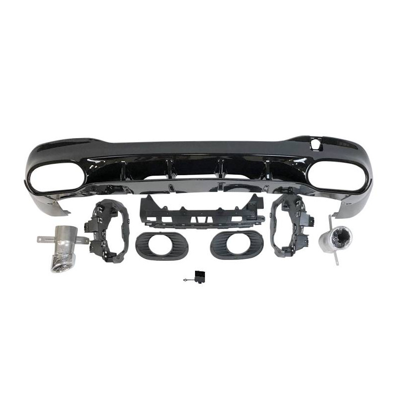 Diffusore Posteriore Mercedes W118 CLA Look A35 (Cod. E-TCM0246)