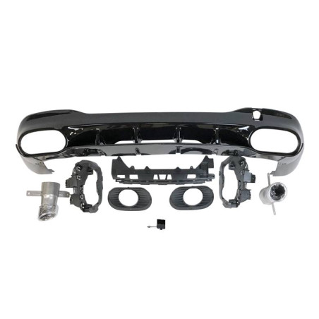 Diffusore Posteriore Mercedes W118 CLA Look A35 (Cod. E-TCM0246)