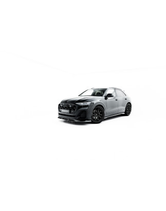 Splitter anteriore in carbonio  Audi SQ8 / Q8 S-Line Mk1 Facelift (Cod. M-CF-AU-Q8-1F-SLINE-FD1+FD1R