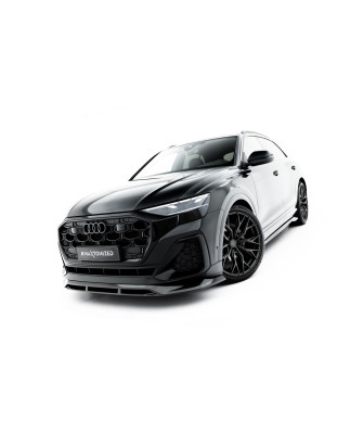 Splitter anteriore in carbonio  Audi SQ8 / Q8 S-Line Mk1 Facelift (Cod. M-CF-AU-Q8-1F-SLINE-FD1+FD1R