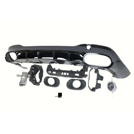 Diffusore Posteriore Mercedes W118 CLA Look A35 (Cod. E-TCM0246)