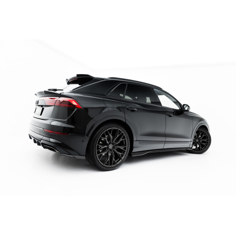 Minigonne in carbonio  Audi SQ8 / Q8 S-Line Mk1 Facelift (Cod. M-CF-AU-Q8-1F-SLINE-SD1-245-P)