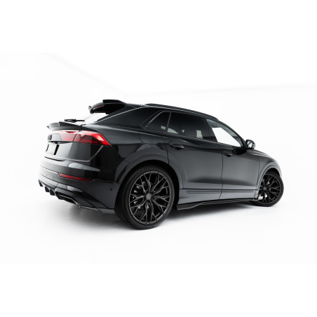 Minigonne in carbonio  Audi SQ8 / Q8 S-Line Mk1 Facelift (Cod. M-CF-AU-Q8-1F-SLINE-SD1-245-P)