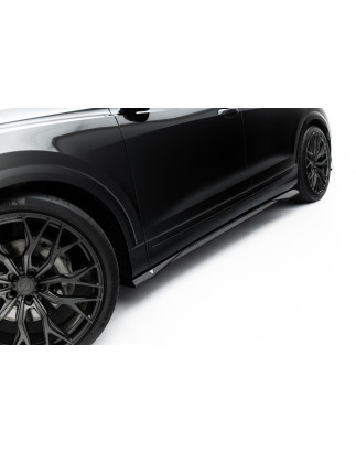 Minigonne in carbonio  Audi SQ8 / Q8 S-Line Mk1 Facelift (Cod. M-CF-AU-Q8-1F-SLINE-SD1-245-P)