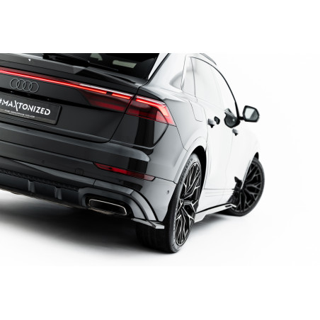  Splitters posteriori laterali in fibra di carbonio Audi SQ8 / Q8 S-Line Mk1 Facelift (Cod. M-CF-AU-
