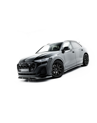 Splitters Set in carbonio Audi Q8 S-Line Mk1 Facelift (Cod. M-CF-AU-Q8-1F-SLINE-SET)