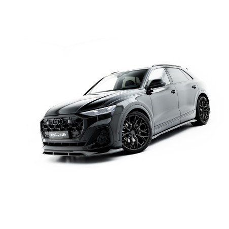 Splitters Set in carbonio Audi Q8 S-Line Mk1 Facelift (Cod. M-CF-AU-Q8-1F-SLINE-SET)
