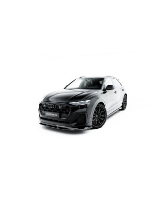 Splitters Set in carbonio Audi Q8 S-Line Mk1 Facelift (Cod. M-CF-AU-Q8-1F-SLINE-SET)