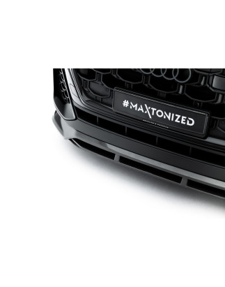 Splitters Set in carbonio Audi Q8 S-Line Mk1 Facelift (Cod. M-CF-AU-Q8-1F-SLINE-SET)