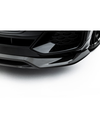 Splitters Set in carbonio Audi Q8 S-Line Mk1 Facelift (Cod. M-CF-AU-Q8-1F-SLINE-SET)