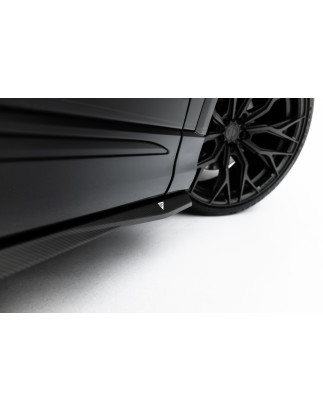 Splitters Set in carbonio Audi Q8 S-Line Mk1 Facelift (Cod. M-CF-AU-Q8-1F-SLINE-SET)