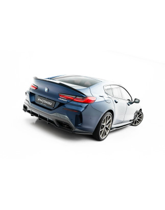 Splitter posteriore (con barre verticali) BMW 8 Gran Coupe M-Pack G16 (Cod. M-BM-M850-G16-GC-RD3G+RD
