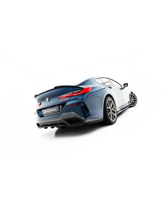 Splitter posteriore (con barre verticali) BMW 8 Gran Coupe M-Pack G16 (Cod. M-BM-M850-G16-GC-RD3G+RD