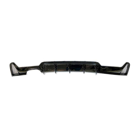 Diffusore Posteriore BMW F32 / F33 / F36 Look M Performance Nero lucido (Cod. E-TCBF351)