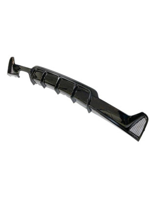 Diffusore Posteriore BMW F32 / F33 / F36 Look M Performance Nero lucido (Cod. E-TCBF351)