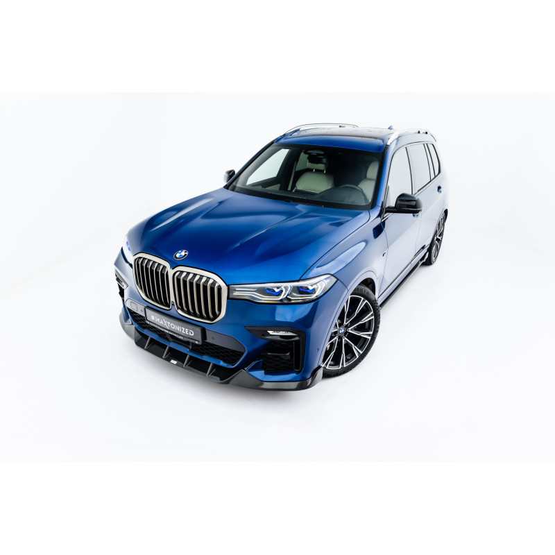 Splitter anteriore in carbonio  BMW X7 M-Pack G07  (Cod. M-CF-BM-X7-07-MPACK-FD1-245-P)