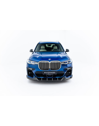 Splitter anteriore in carbonio  BMW X7 M-Pack G07  (Cod. M-CF-BM-X7-07-MPACK-FD1-245-P)