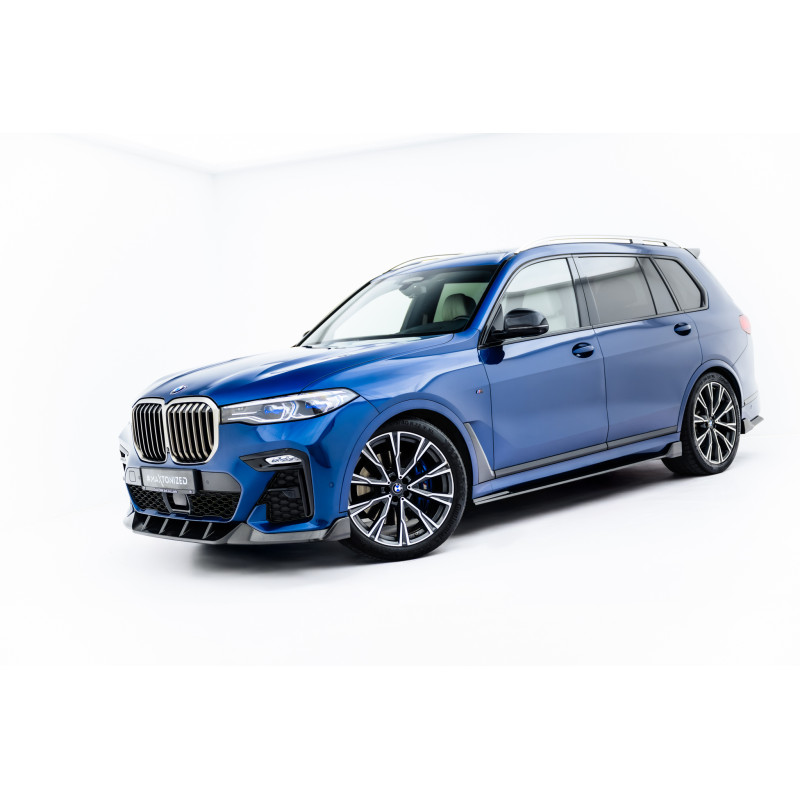 Splitters Set in carbonio BMW X7 M-Pack G07  (Cod. M-CF-BM-X7-07-MPACK-SET)
