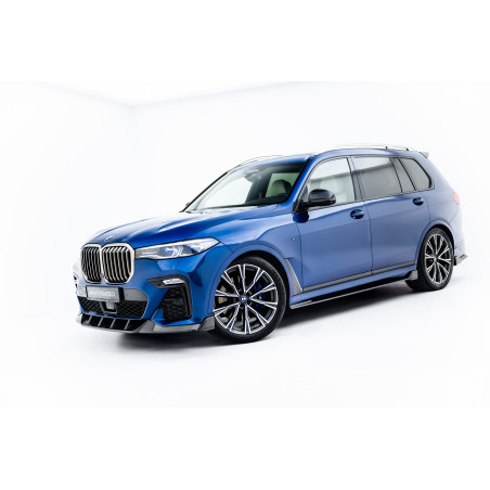 Splitters Set in carbonio BMW X7 M-Pack G07  (Cod. M-CF-BM-X7-07-MPACK-SET)