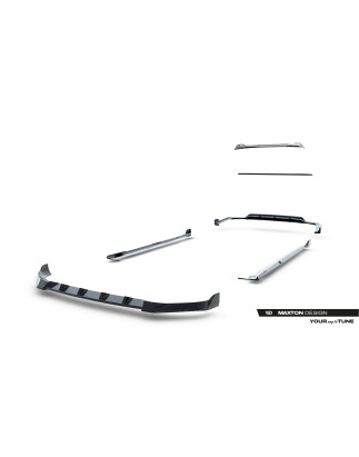 Splitters Set in carbonio BMW X7 M-Pack G07  (Cod. M-CF-BM-X7-07-MPACK-SET)