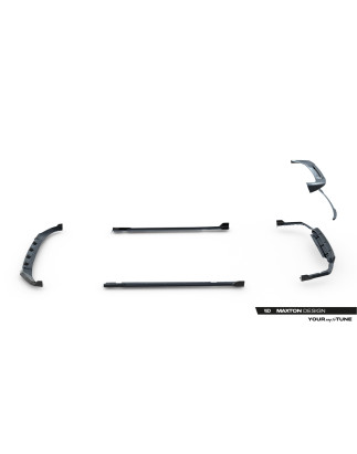 Splitters Set in carbonio BMW X7 M-Pack G07  (Cod. M-CF-BM-X7-07-MPACK-SET)