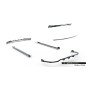 Splitters Set in carbonio BMW X7 M-Pack G07  (Cod. M-CF-BM-X7-07-MPACK-SET)